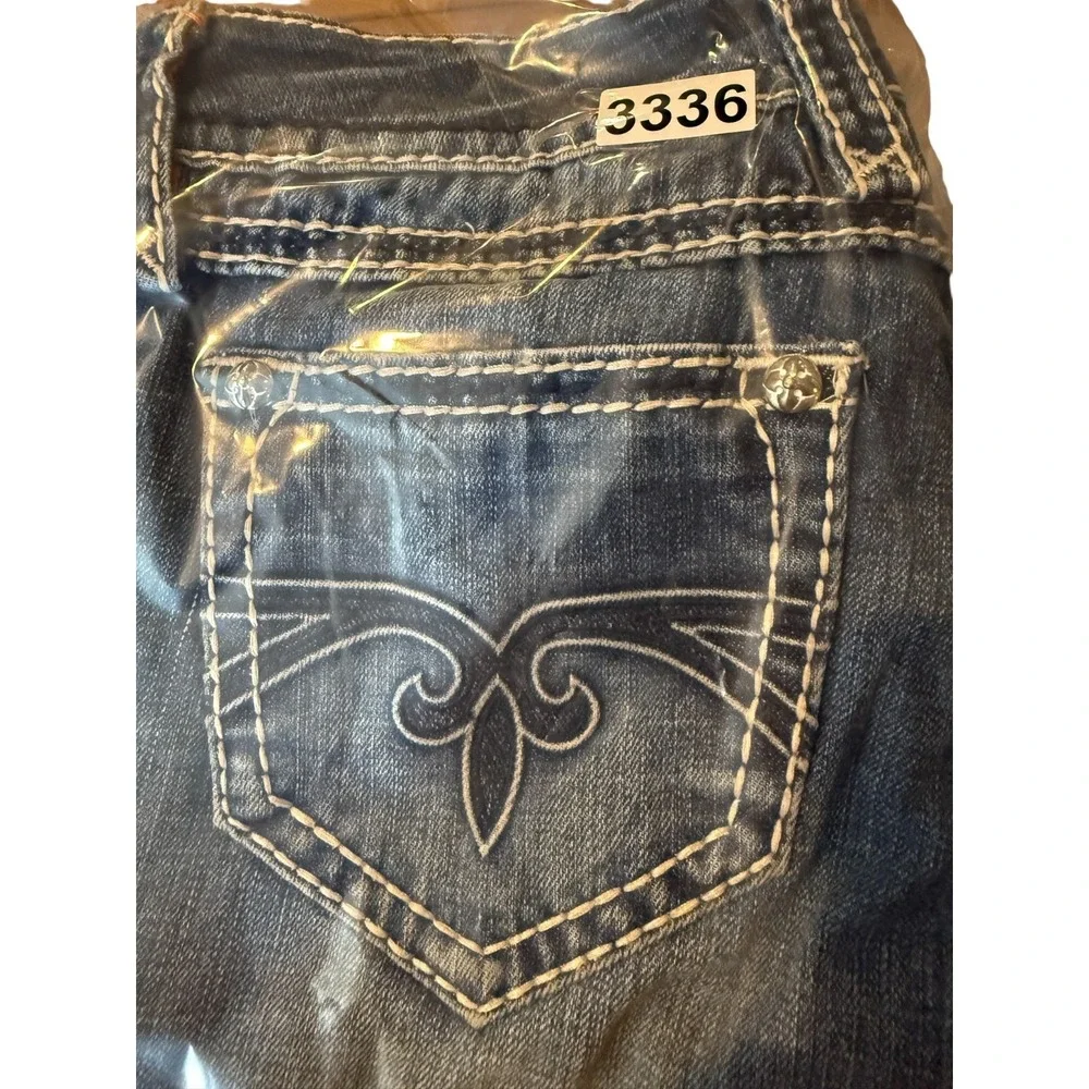Buckle Rock Revival Blake Easy Bootcut Jeans Womens 29 Blue‎ Medium Wash Travel